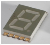 Numeric Single Digit Seven Segment Display 10.16mm For Indoor OEM ODM