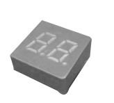 0.3 Inch Multi Segment LED Display Dual Digits with 50000Hrs Lifetime