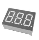 Common Anode 3 Digit LED Display , 0.36" 7 Segment Display For Industrial